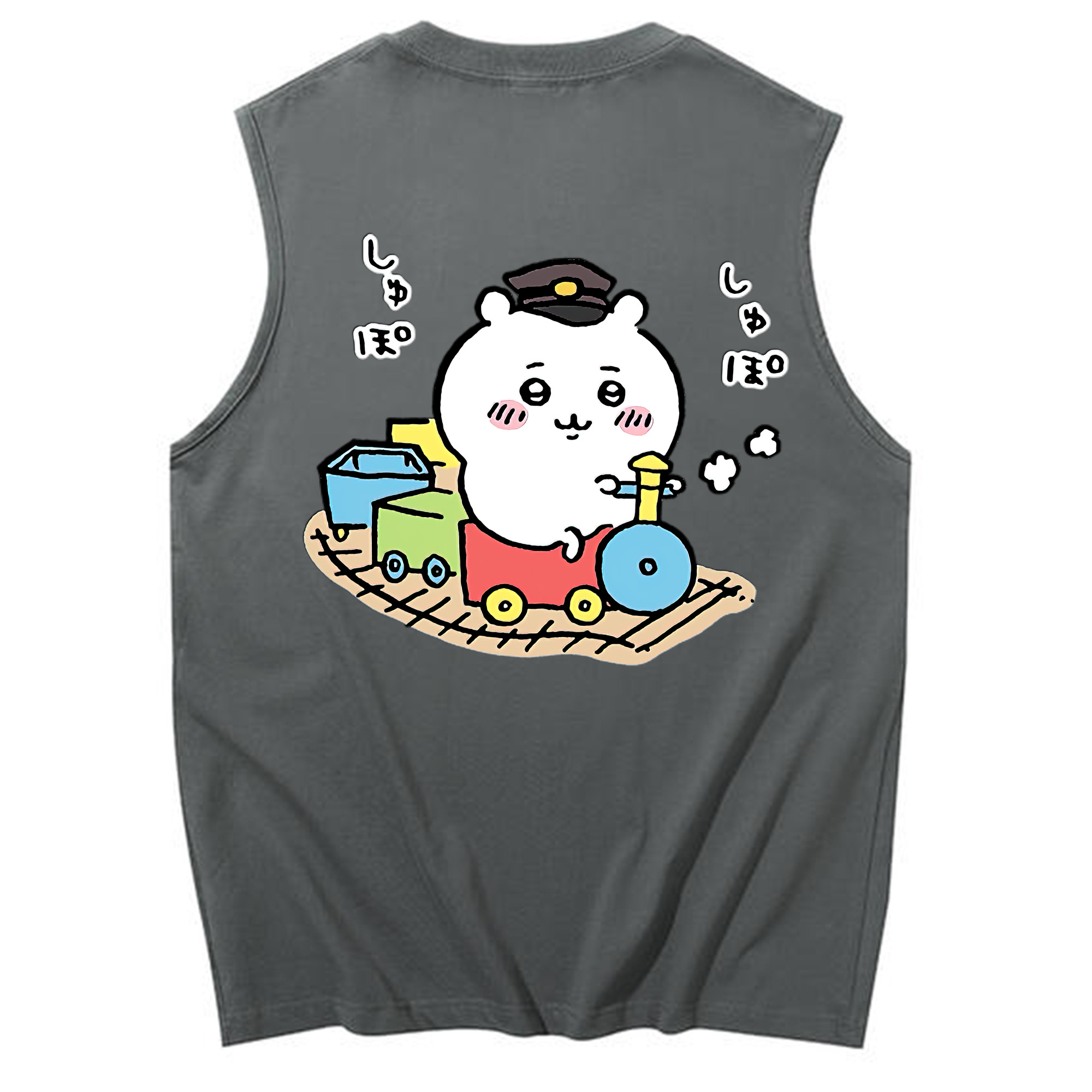 （画像用） ちいかわ ちいかわ Chii-kawa chiikawa コットン100％タンクトップ（背面プリント）